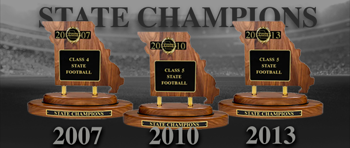 Missouri State Championships — 2007, 2010, 2013